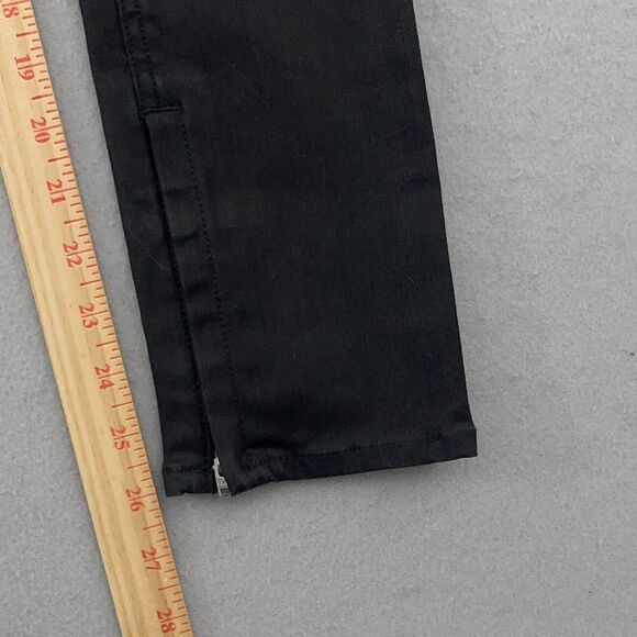 RAG & BONE‎ Jeans Women Size 26 Capri Black Dark Wash Denim Pants 28x26 Stretch - Picture 3 of 13